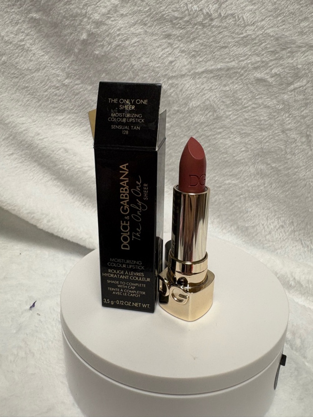 Dolce & Gabbana The Only One Sheer Moisturizing Lipstick in Sensual Tan - Picture 1 of 10
